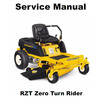 Thumbnail Cub Cadet RZT Zero Turn Rider Service Repair Manual