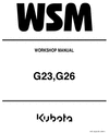 Thumbnail Kubota G23 G26 Mower Service Repair Workshop Manual 