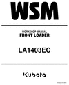 Thumbnail Kubota LA1403EC Front Loader Service Repair Workshop Manual 