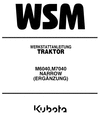 Thumbnail Kubota M6040 M7040 Narrow Service Workshop Manual(GERMAN)