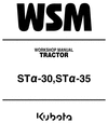Thumbnail Kubota STa-30, STa-35 Tractor Service Repair Workshop Manual