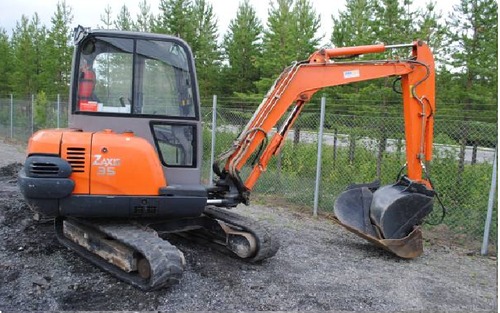 Product picture Hitachi Zaxis 30 35 40 45 Excavator Workshop Service Manual