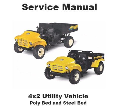 Product picture Cub Cadet 4x2 Utility Vehicle Poly Bed and Steel Bed WSM