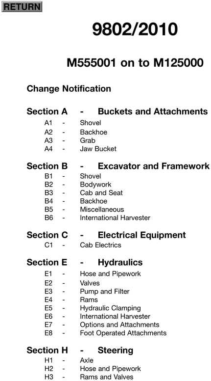 Product picture JCB 2D 3 3DM Illustrated Master Parts List Manual 
